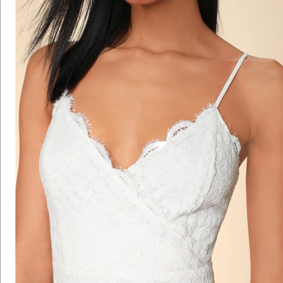 UNENDING LOVE WHITE LACE MAXI DRESS - Picture 3 of 5